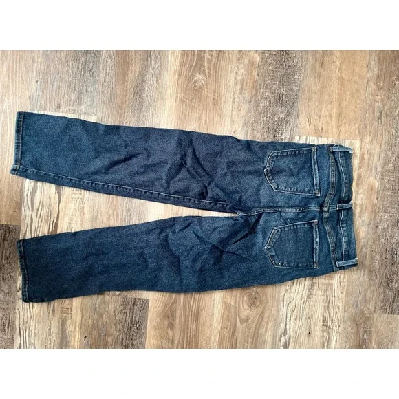 Rachel Roy Womens Straight Leg Distressed Jeans Dark Wash Denim Size 4/27 - Picture 6 of 6